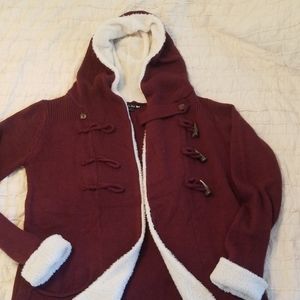 Double Zero sweater with hood